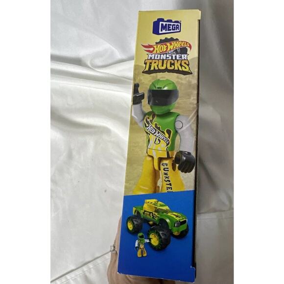 MEGA Construx‎ - Hot Wheels Monster Trucks Building Set - GUNKSTER MONSTER TRUCK - Picture 9 of 9